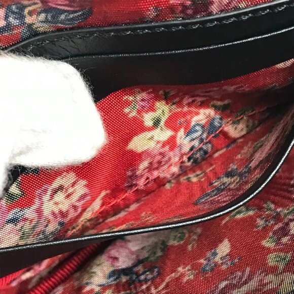 GUCCI 524316 Game List Logo Pouch with strap Clutch bag Black/yellow - Picture 12 of 13